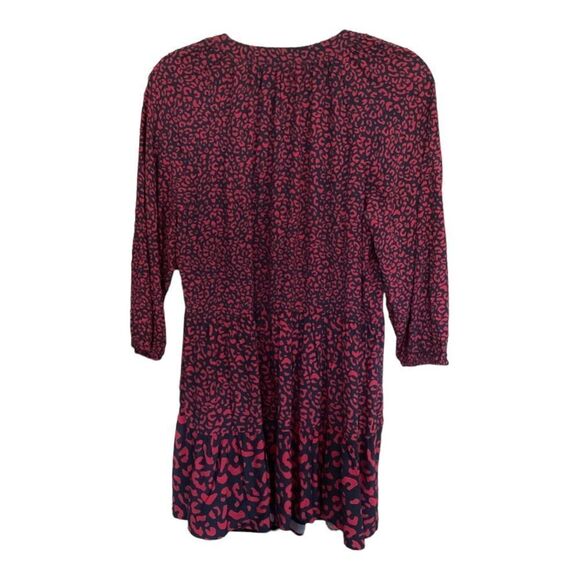 Vineyard Vines Leopard Tiered Dress M - Picture 2 of 4